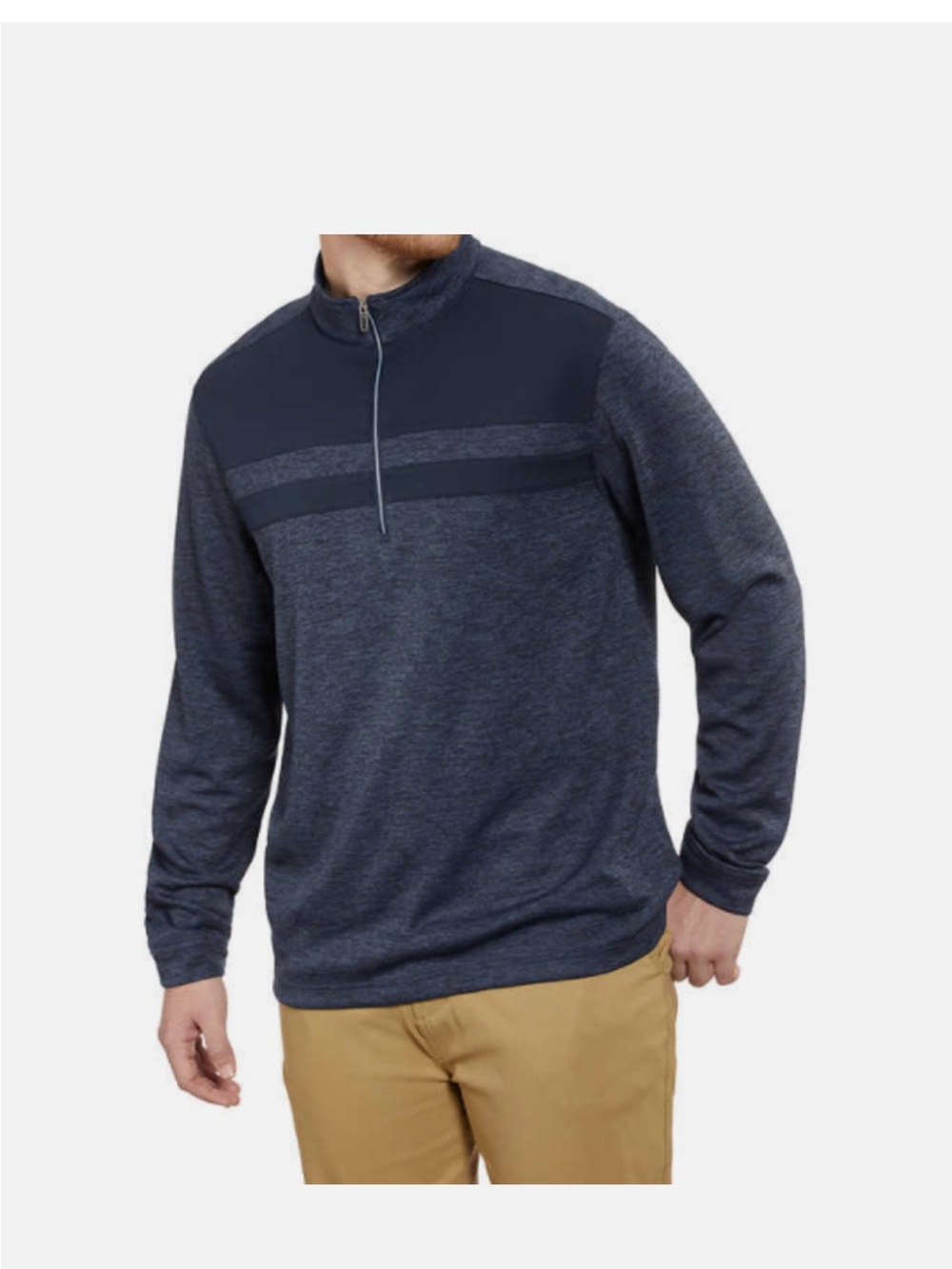 Bolle Men's Navy Half-Zip Pullover